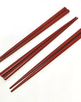 塗箸 19.5cm 朱