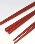 塗箸 19.5cm 朱