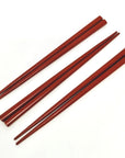 塗箸 19.5cm 朱